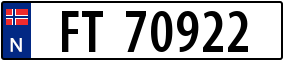 Truck License Plate